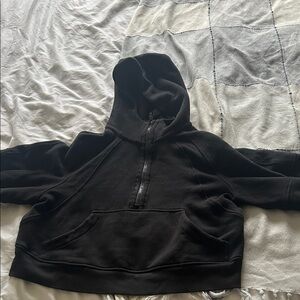 Lululemon scuba Black Half-Zip Hoodie